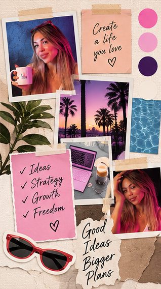 Il risultato con /moodboard